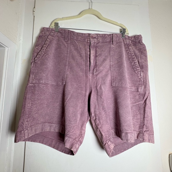 Kut from the Kloth Women’s 24W Mauve Flat Front Denim Shorts - Picture 2 of 16